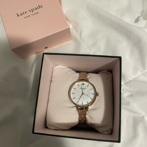 Kate Spade Women's Watch in Rose Gold and White